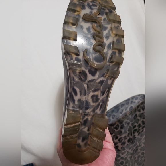 Coach Leopard Print Womens Rain Boots Size 41 (10) - Picture 8 of 10